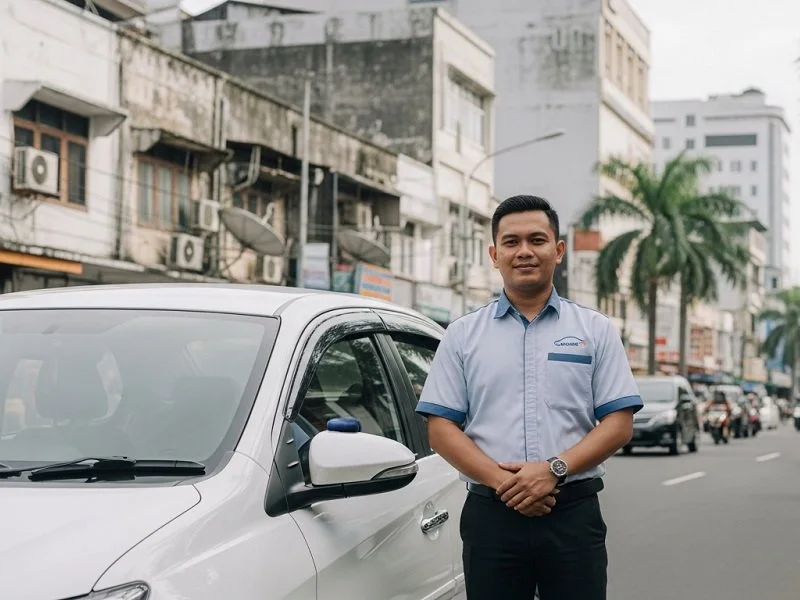 Sopir profesional layanan rental mobil Medan terpercaya