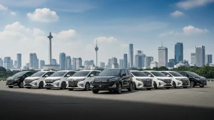 Armada rental mobil Jakarta dari Thalita Rentcar dengan pilihan city car, MPV, SUV, dan minibus